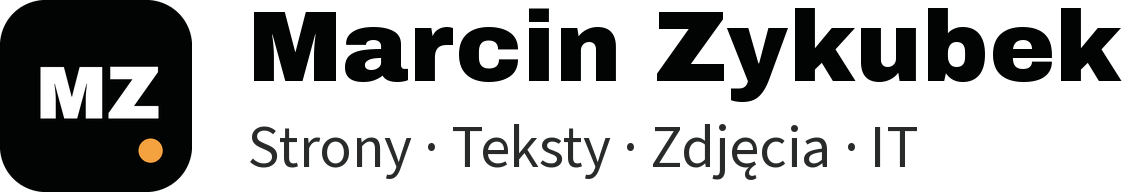 Marcin Zykubek, strony, teksty, zdjęcia i IT